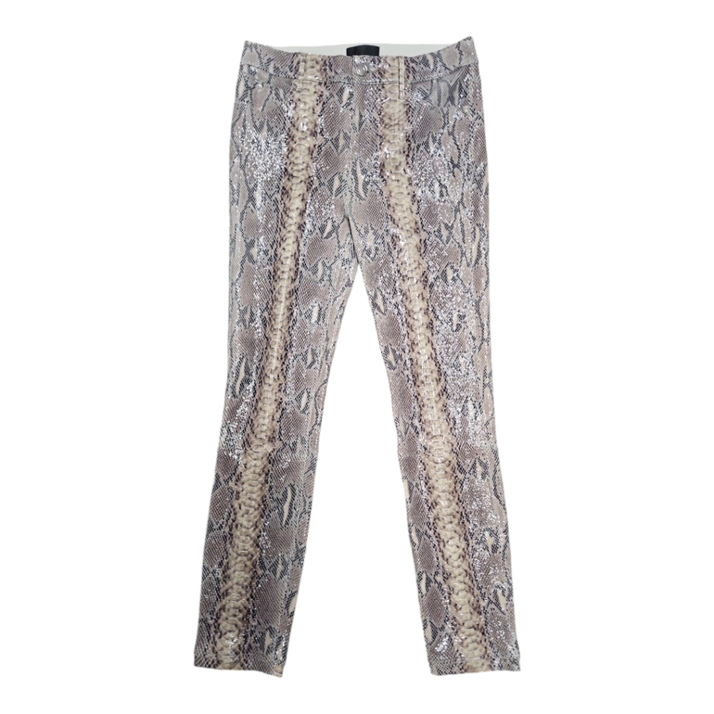 Rta | Madrid Python Embossed Lambskin Leather Pan… - image 3